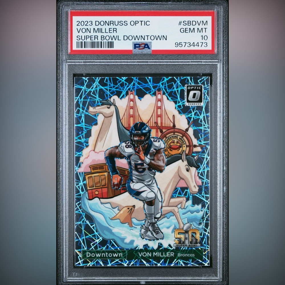 2023 Donruss Optic Von Miller Super Bowl Downtown PSA 10
Denver Broncos
